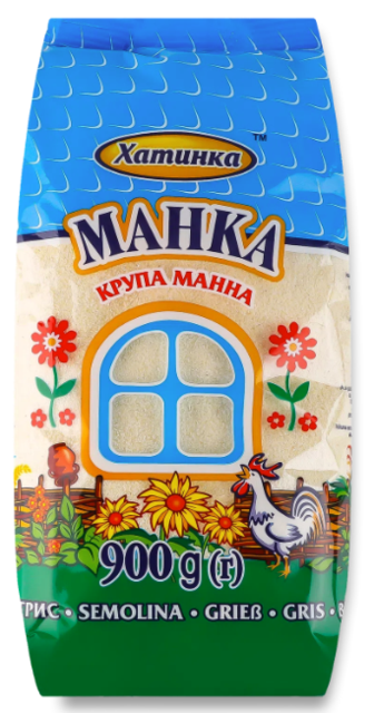 Крупа манна Хатинка марки М, 0,9кг